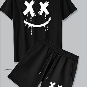 Black Short Sleeve Graphic Tee